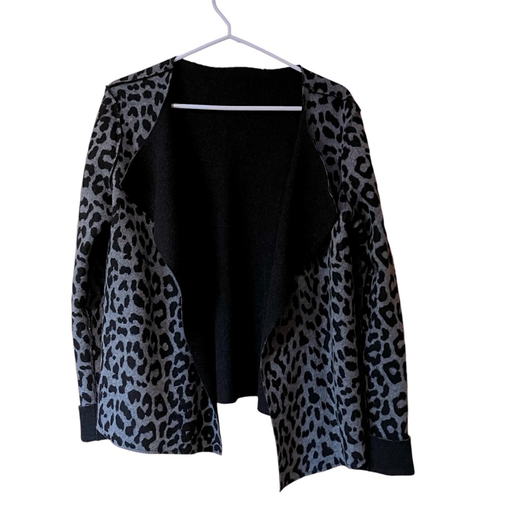 Reversible open blazer